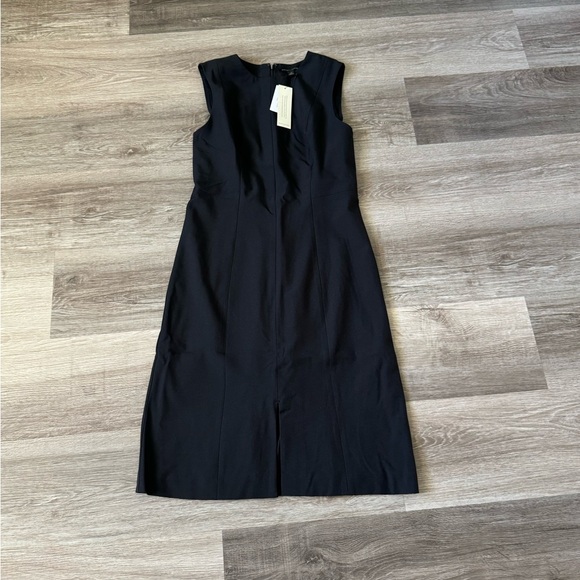 NWT Banana Republic LBD black sleeveless dress 2 Petite - Picture 3 of 13